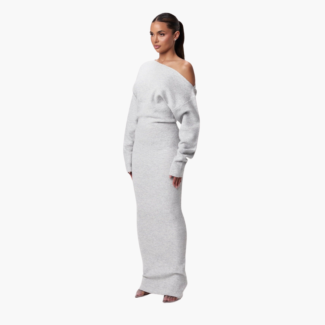 Opal Women's Cocktail Dress featuring an elegant off-shoulder design and a flattering fit, perfect for formal events and special occasions. 4