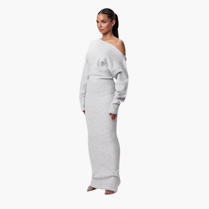 Opal Women's Cocktail Dress featuring an elegant off-shoulder design and a flattering fit, perfect for formal events and special occasions. 4