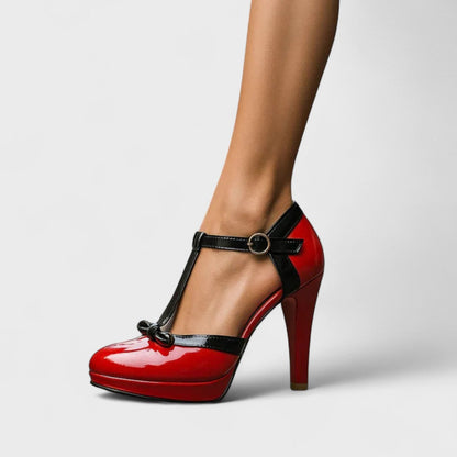 Oriah Women’s Heels featuring a padded insole and solid heel design, perfect for all-day comfort and stylish wear. 4