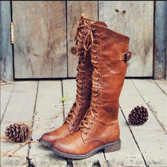Prudence Women's Tall Lace-Up Riding Boots featuring a classic riding style and adjustable fit, perfect for equestrian enthusiasts and fashion-forward individuals. 0