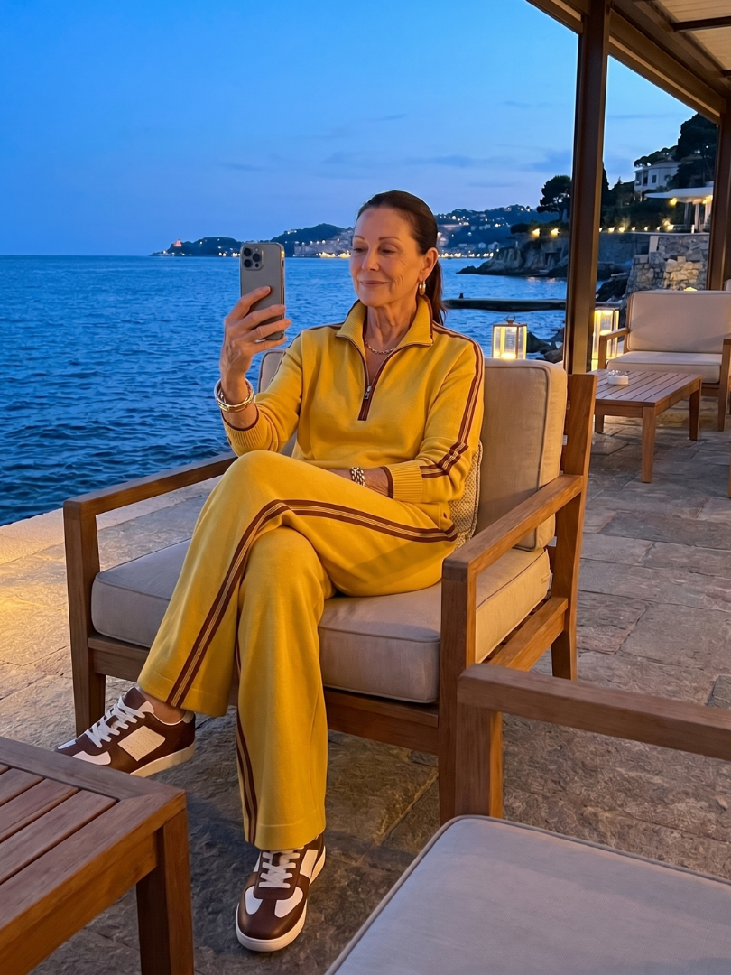 Raven Women's Lounge Set featuring a zip neck long sleeve top and wide leg pants, perfect for comfortable and stylish home wear. 7