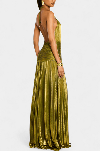 Rosa Women’s Maxi Dress featuring an elegant off-shoulder design and a flowing silhouette, perfect for summer occasions and outdoor events. 1