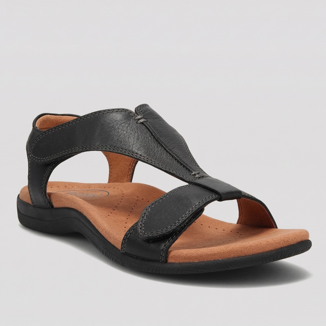 Soleil Women’s Sandals featuring a secure strap design for comfort and stability, perfect for summer outings and casual wear. 0