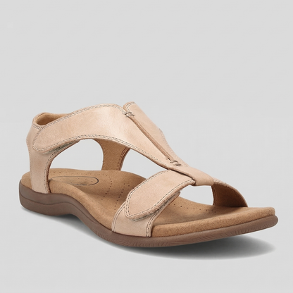 Soleil Women’s Sandals featuring a secure strap design for comfort and stability, perfect for summer outings and casual wear. 1
