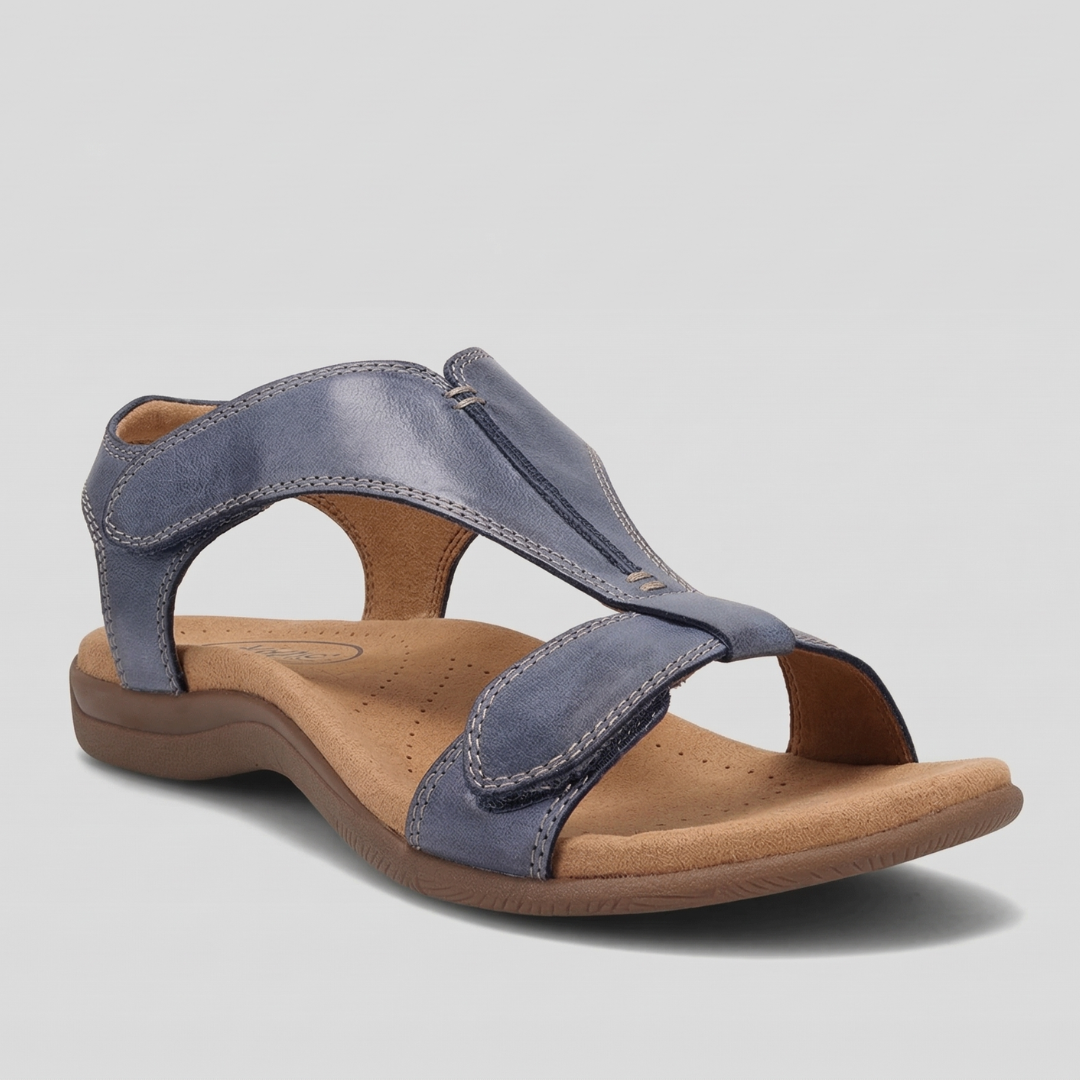 Soleil Women’s Sandals featuring a secure strap design for comfort and stability, perfect for summer outings and casual wear. 2