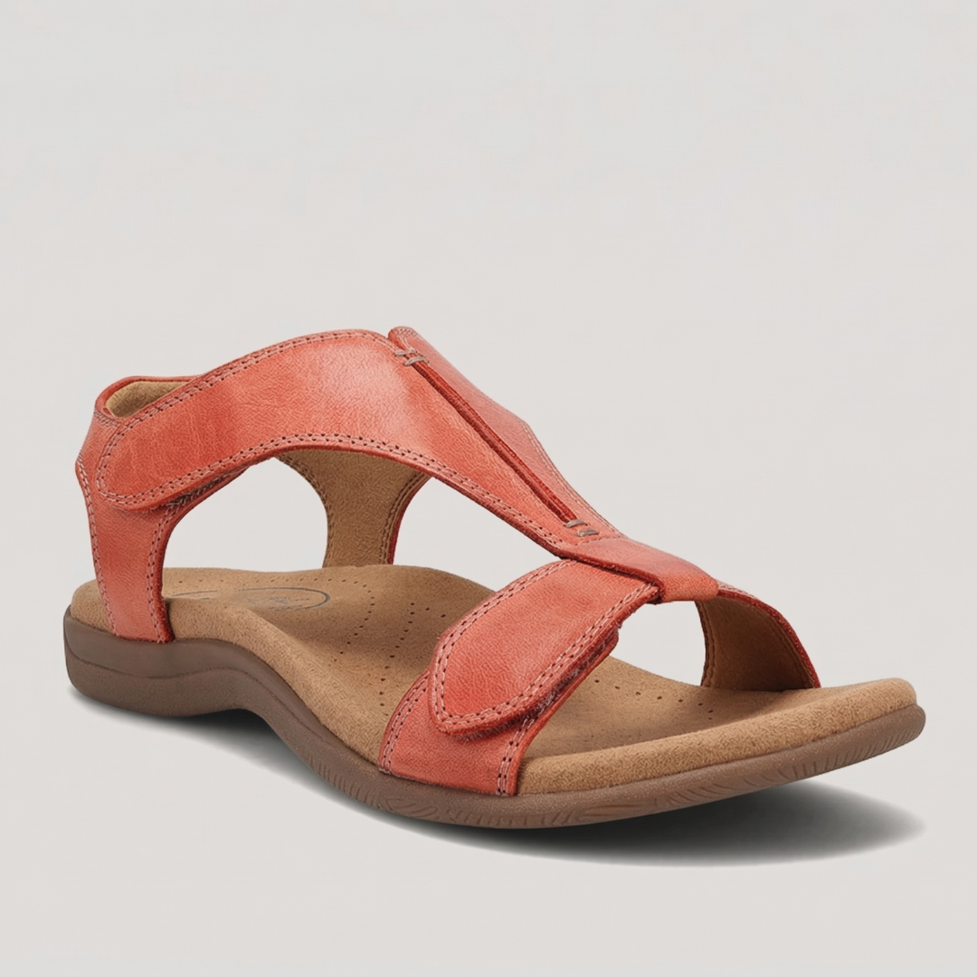 Soleil Women’s Sandals featuring a secure strap design for comfort and stability, perfect for summer outings and casual wear. 3