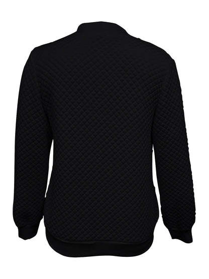 Susannah Women's Quilted Jacket featuring a textured diamond pattern and a relaxed fit, perfect for stylish warmth and comfort. 7