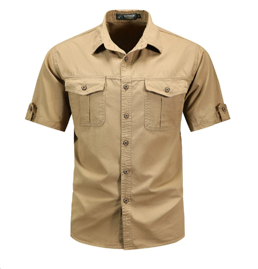 Trek Men's Shirt featuring functional pockets and a durable design, perfect for outdoor adventures and everyday wear. 0