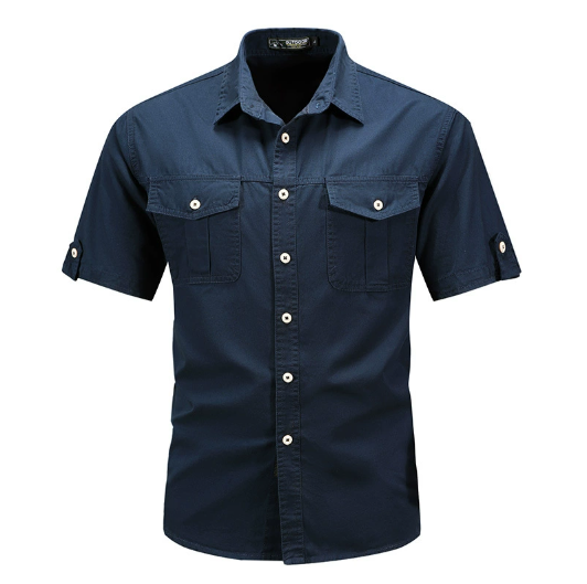 Trek Men's Shirt featuring functional pockets and a durable design, perfect for outdoor adventures and everyday wear. 2