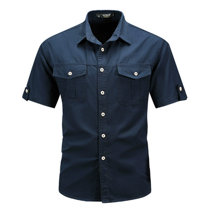 Trek Men's Shirt featuring functional pockets and a durable design, perfect for outdoor adventures and everyday wear. 2