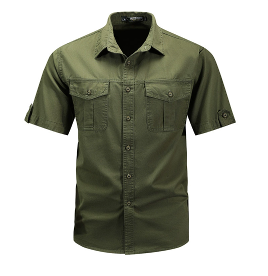 Trek Men's Shirt featuring functional pockets and a durable design, perfect for outdoor adventures and everyday wear. 3