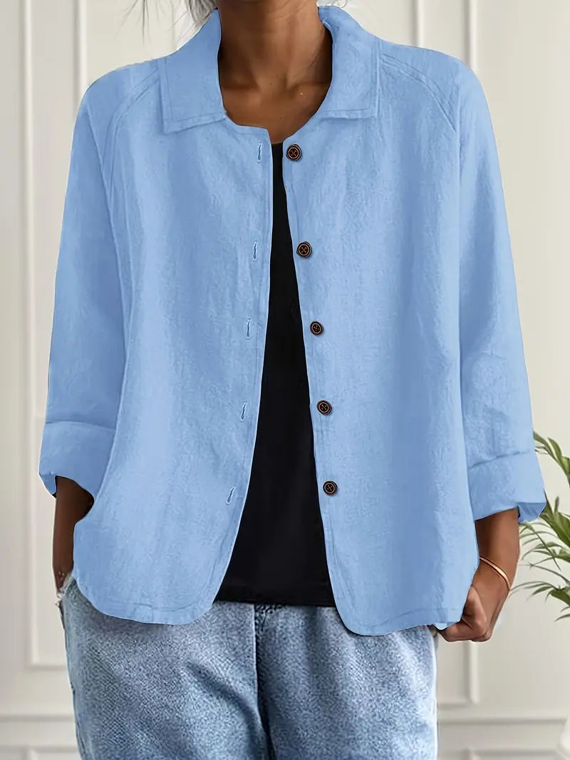 Vera Women’s Top featuring a lightweight layering design and classic style, perfect for versatile fashion and comfortable wear. 0
