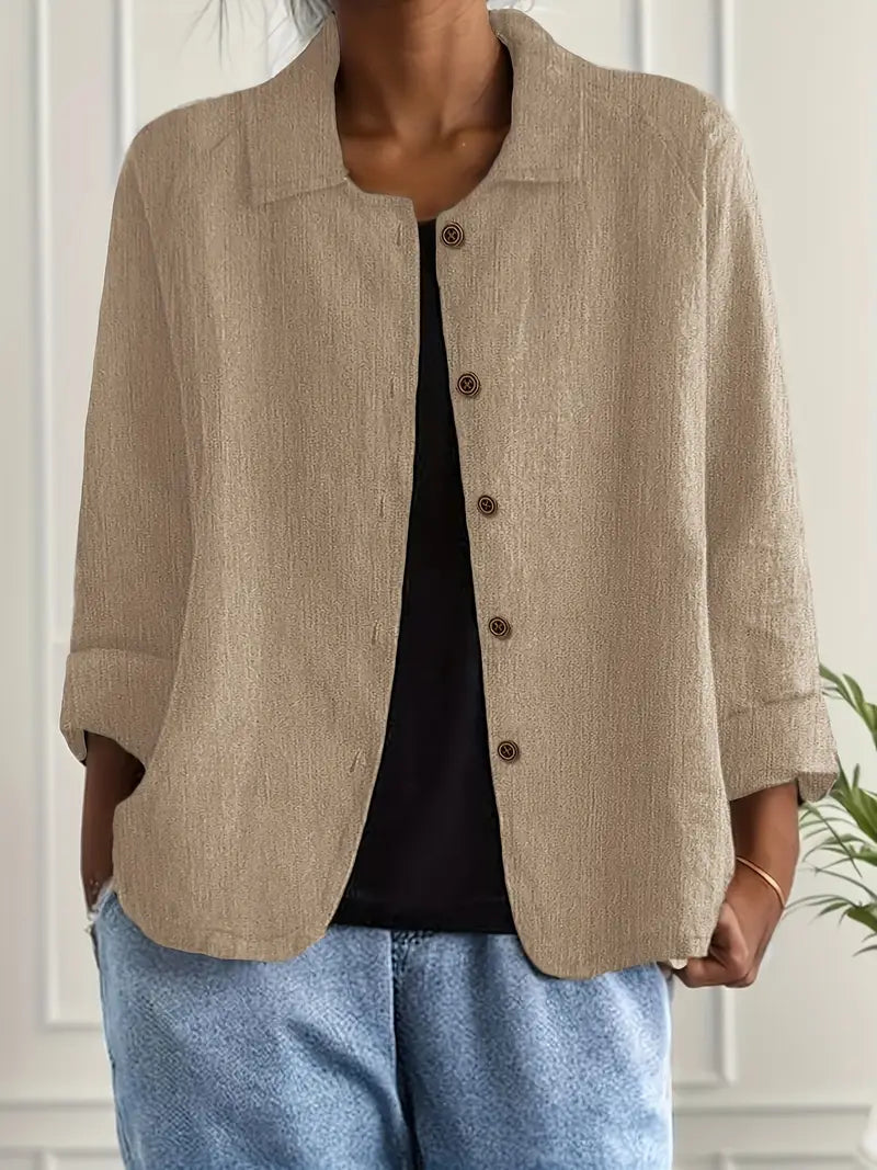 Vera Women’s Top featuring a lightweight layering design and classic style, perfect for versatile fashion and comfortable wear. 2