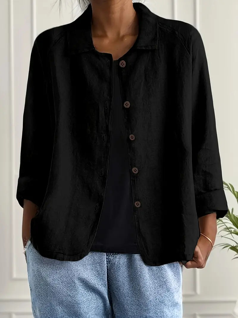 Vera Women’s Top featuring a lightweight layering design and classic style, perfect for versatile fashion and comfortable wear. 5