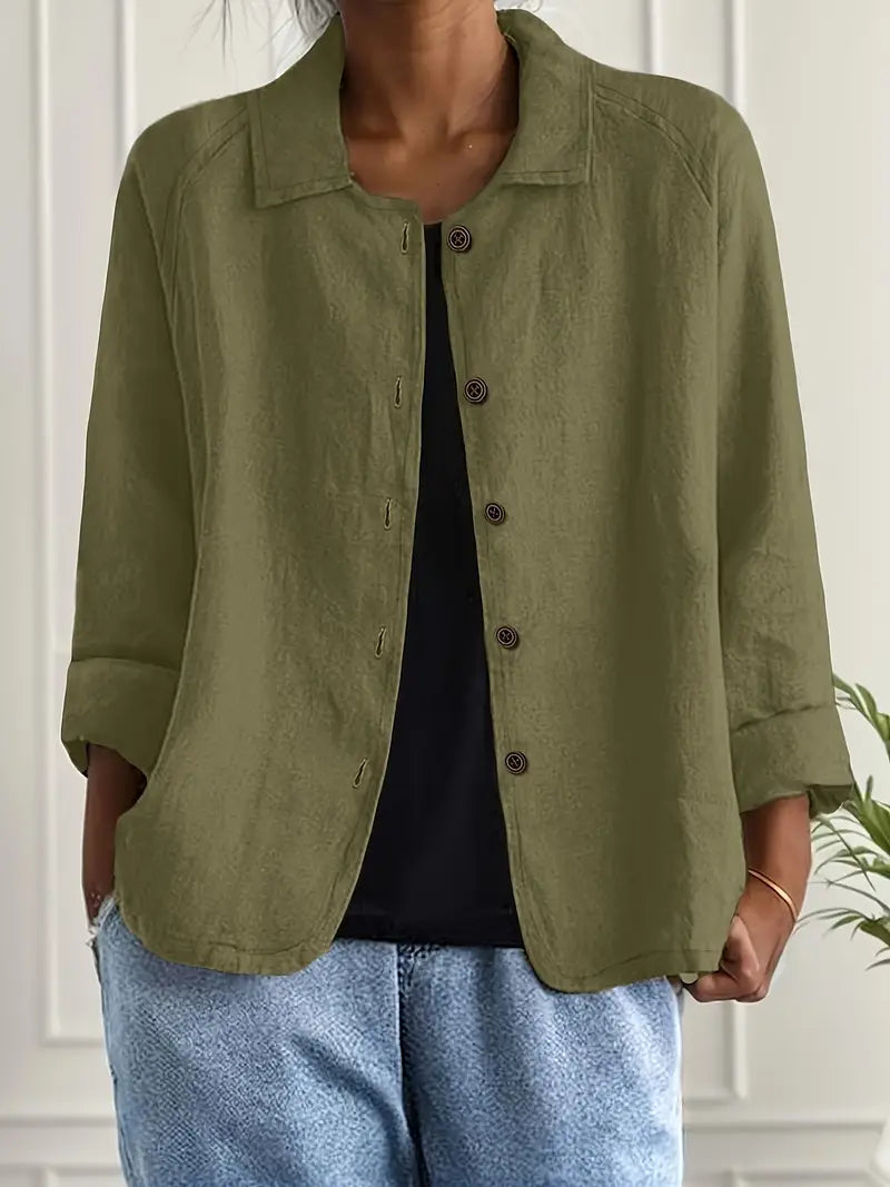 Vera Women’s Top featuring a lightweight layering design and classic style, perfect for versatile fashion and comfortable wear. 7