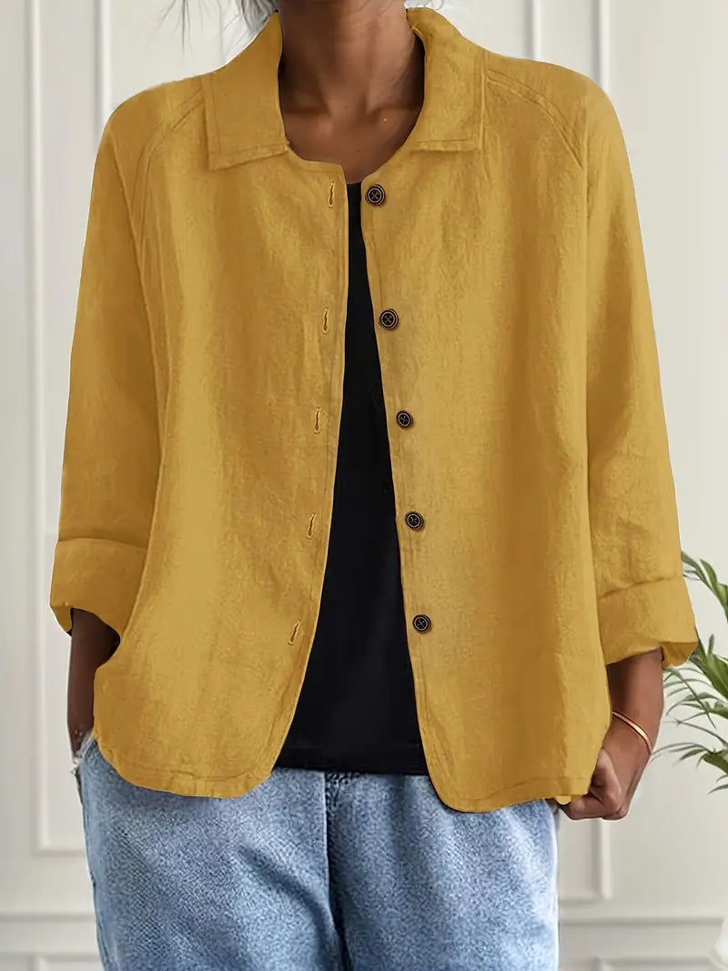 Vera Women’s Top featuring a lightweight layering design and classic style, perfect for versatile fashion and comfortable wear. 8