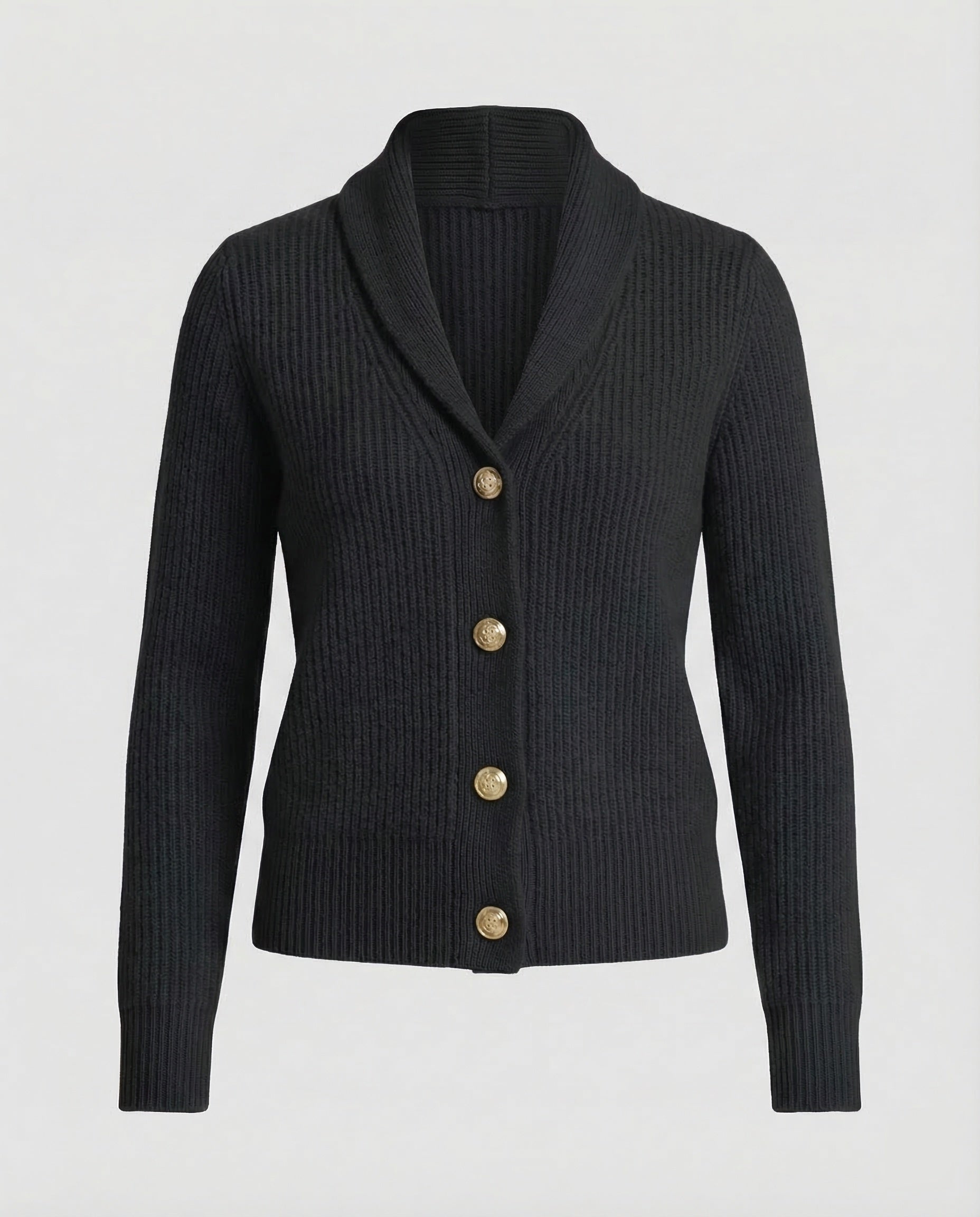 Willa Women’s Cardigan featuring a stylish lapel collar and a classic button front design, perfect for layering in any season. 6