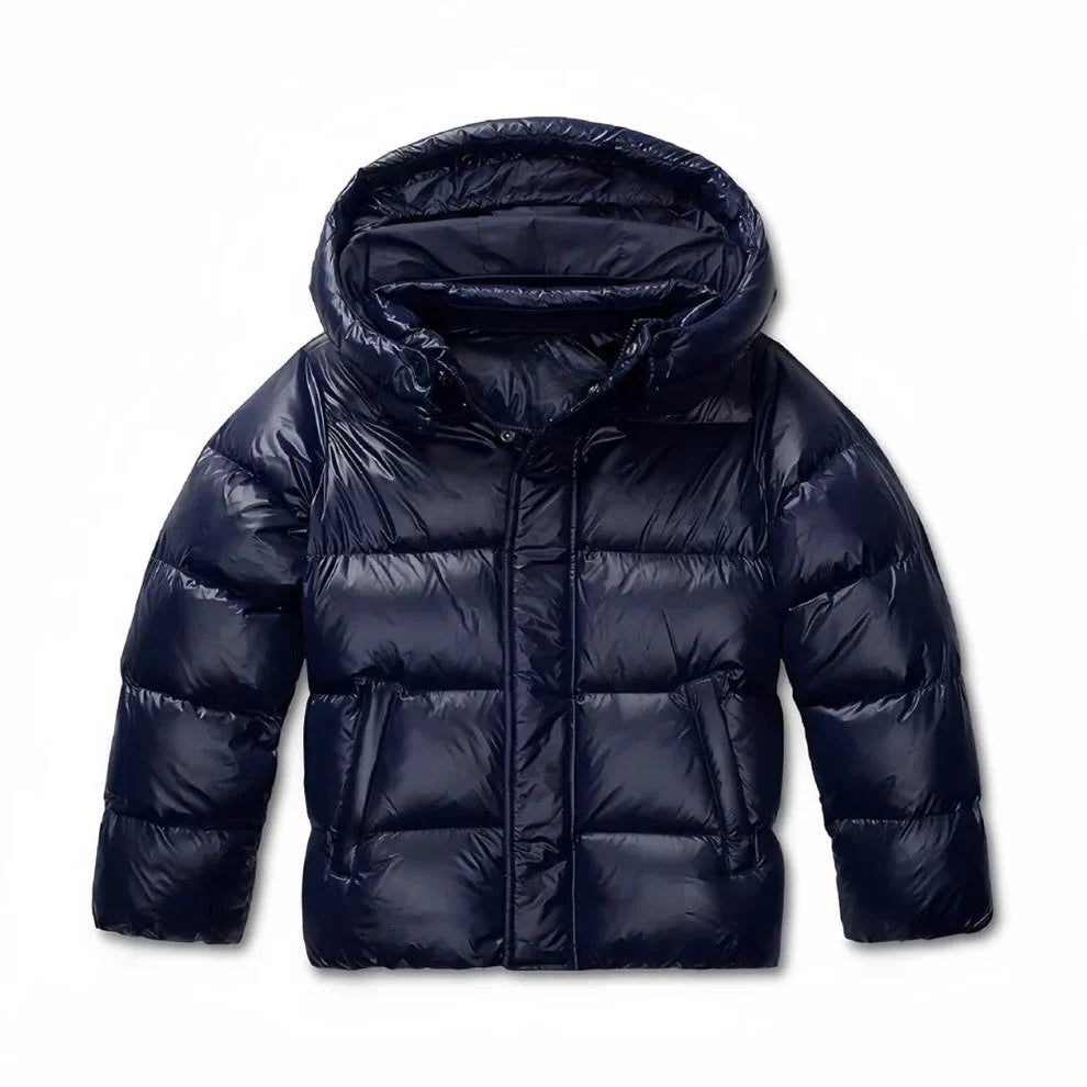 Willa Women's Hooded Puffer Jacket in a stylish design, featuring lightweight quilted insulation for warmth and comfort, perfect for cold weather outings. 4