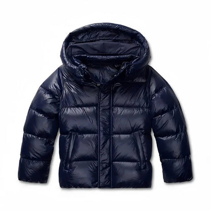 Willa Women's Hooded Puffer Jacket in a stylish design, featuring lightweight quilted insulation for warmth and comfort, perfect for cold weather outings. 4