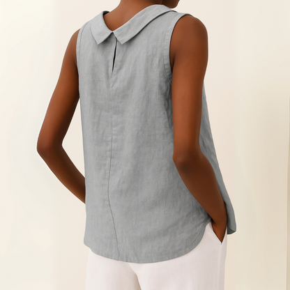 Women’s Sleeveless Round Neck Top