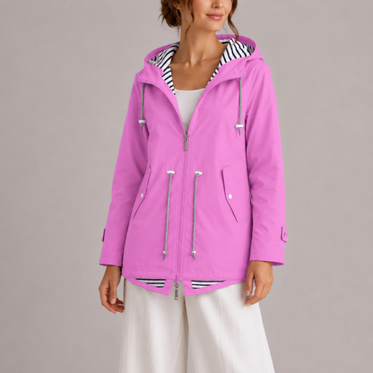 Wren Women's Waterproof Jacket featuring premium fabric for breathability and comfort, ideal for outdoor activities in all weather conditions. 0