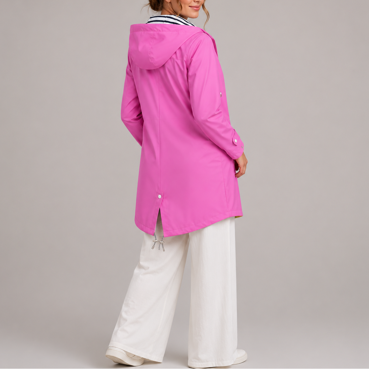 Wren Women's Waterproof Jacket featuring premium fabric for breathability and comfort, ideal for outdoor activities in all weather conditions. 1