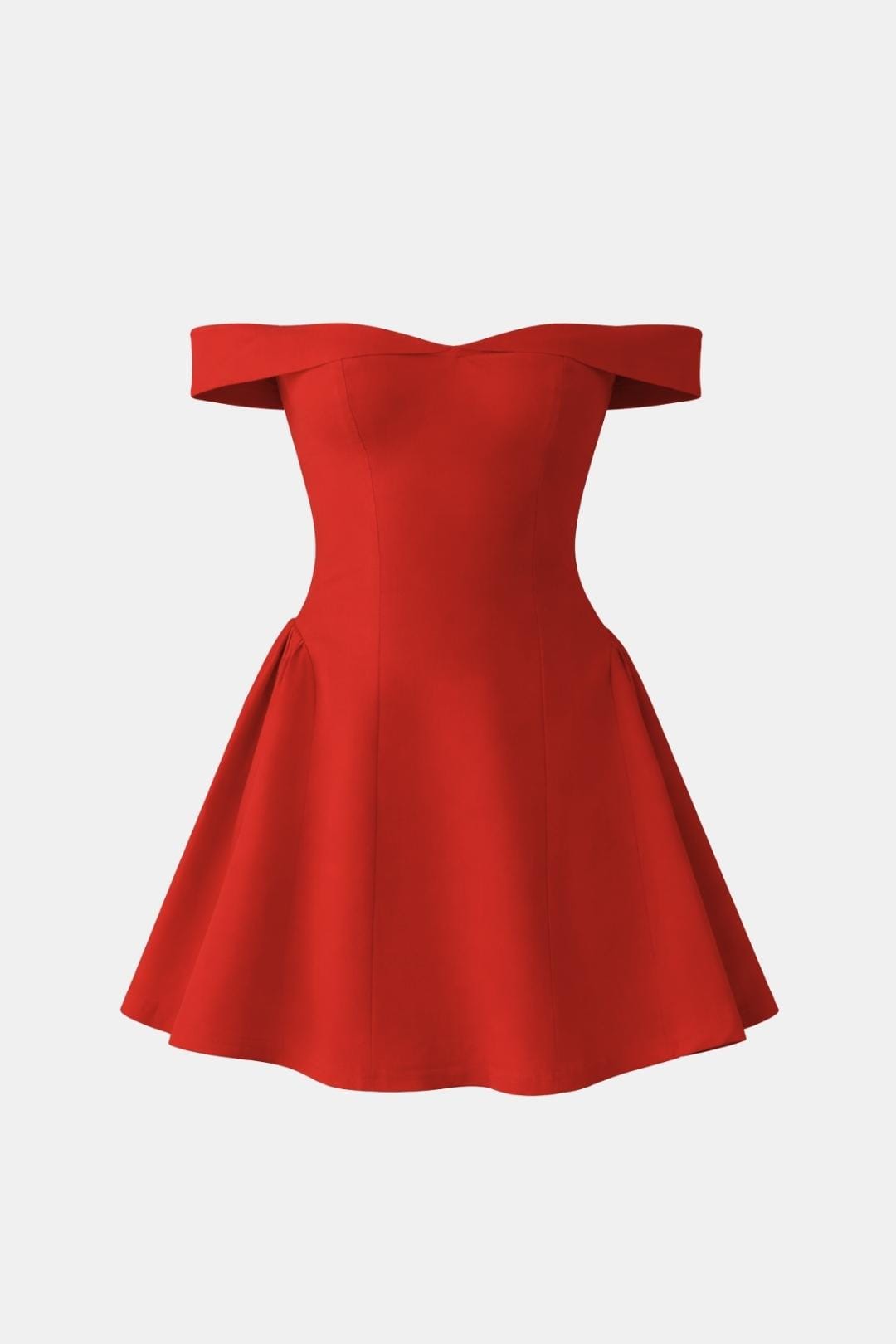 Zara women's mini dress featuring an off-shoulder neckline and a flared skirt, perfect for summer outings and casual events. 0