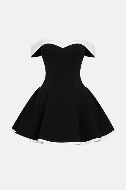 Zara women's mini dress featuring an off-shoulder neckline and a flared skirt, perfect for summer outings and casual events. 7
