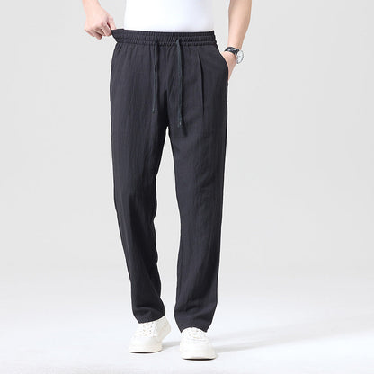 Zen Men's Lounge Pants with Elastic Drawstring Waistband and Side Pockets 0