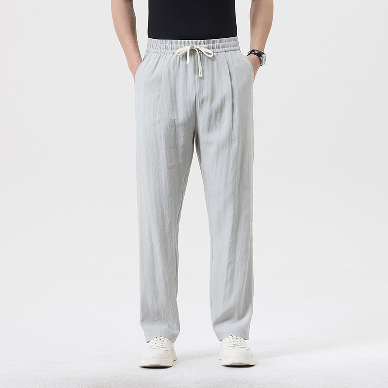 Zen Men's Lounge Pants with Elastic Drawstring Waistband and Side Pockets 4
