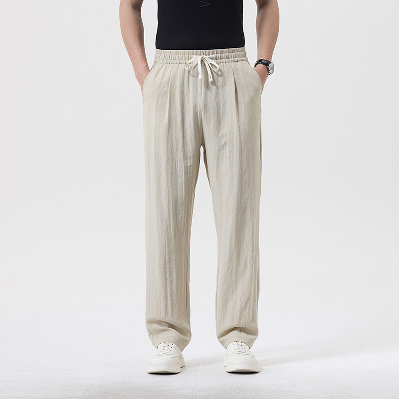 Zen Men's Lounge Pants with Elastic Drawstring Waistband and Side Pockets 5