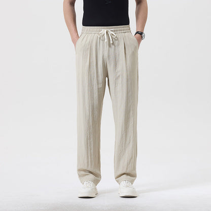Zen Men's Lounge Pants with Elastic Drawstring Waistband and Side Pockets 5