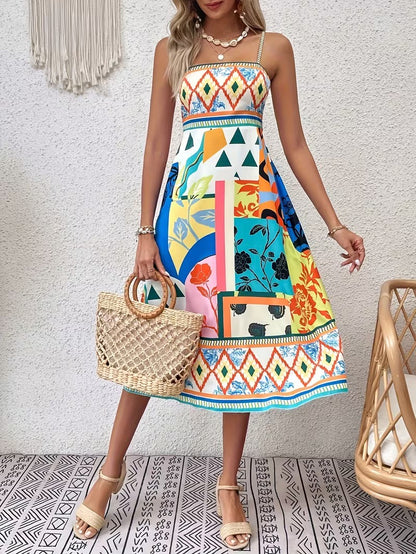 Women's Sleeveless Midi Dress