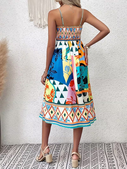 Women's Sleeveless Midi Dress